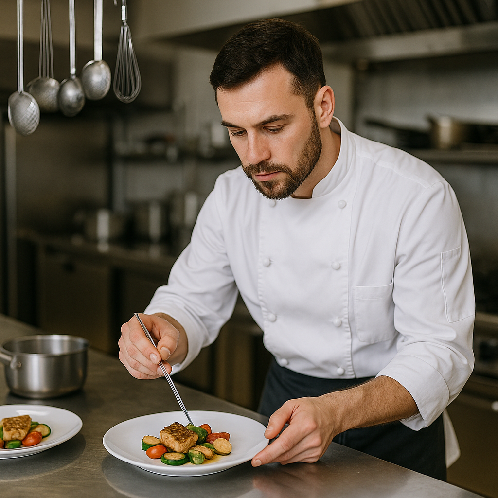 Chef plating